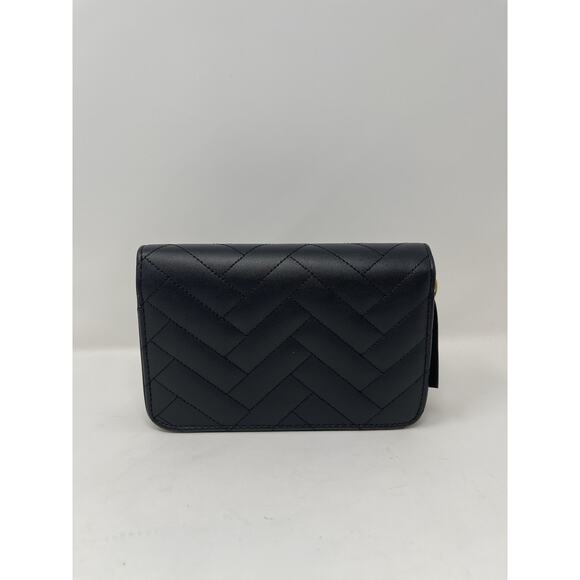 Bebe Sophia Shoulder Crossbody Bag Black Small Purse w/Gold Chain New #2 - Picture 3 of 11